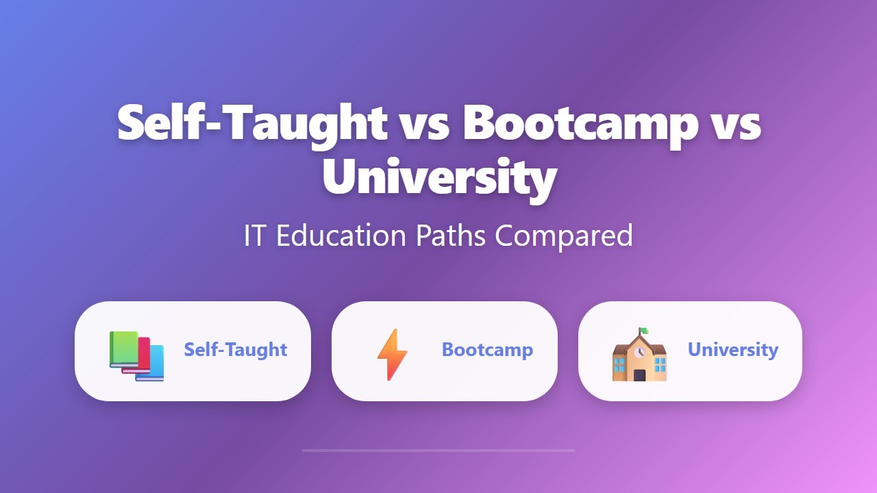 Self taught vs University