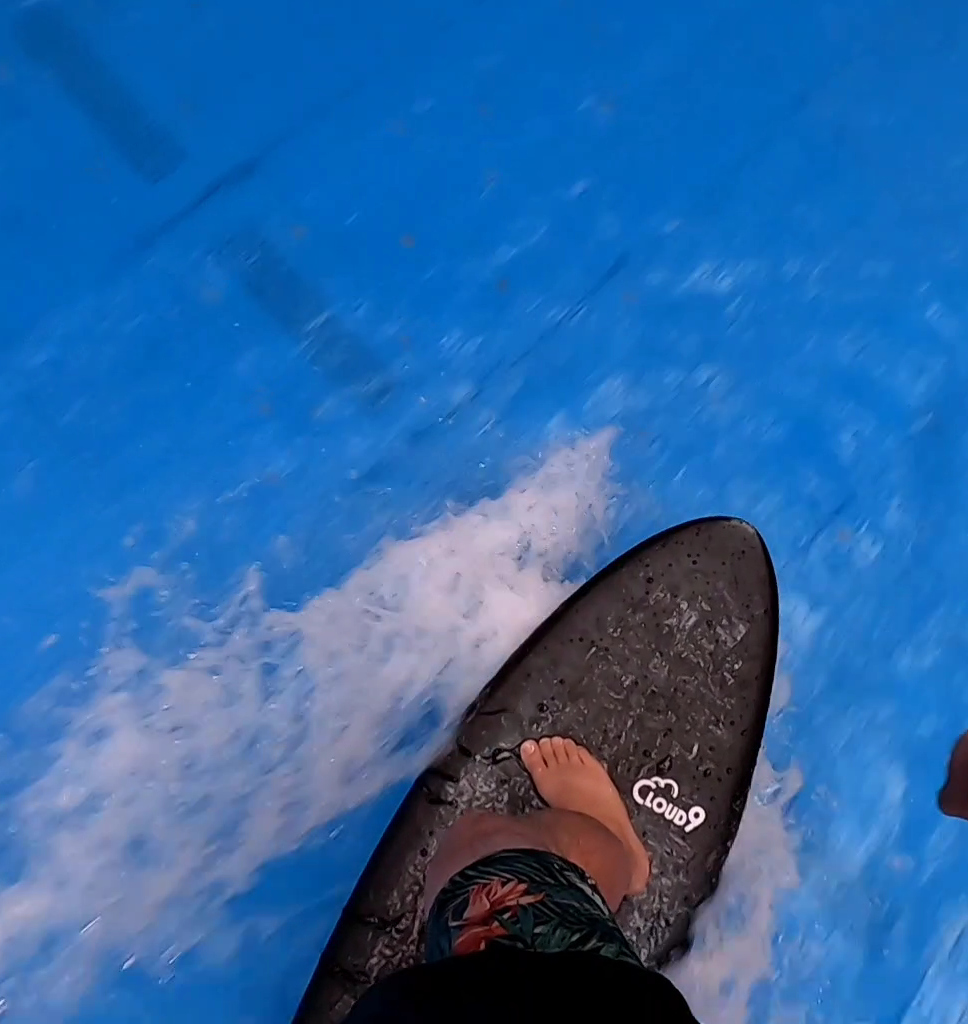 Image POV of me surfing