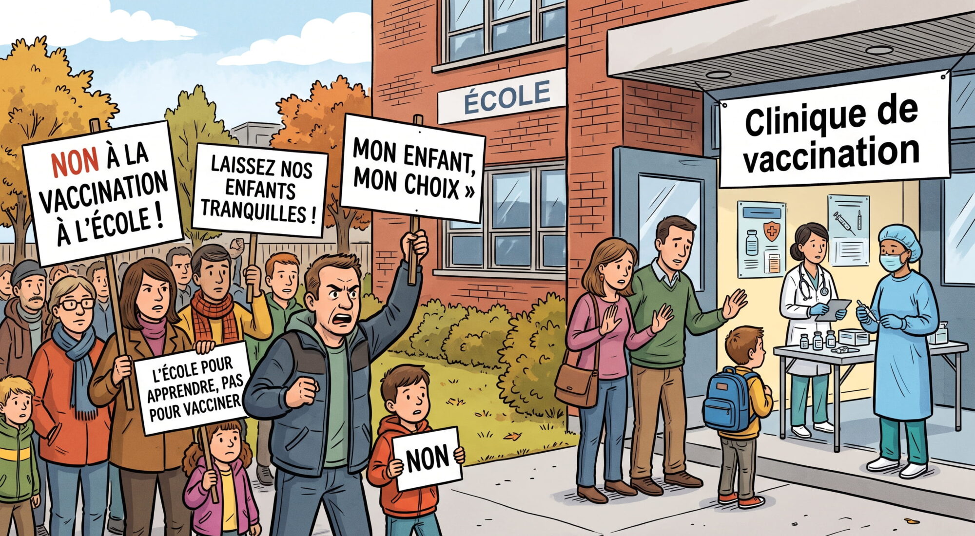 Image de gens dans une manifestation