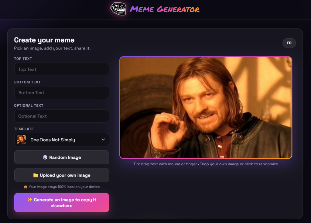 Meme Generator screenshot